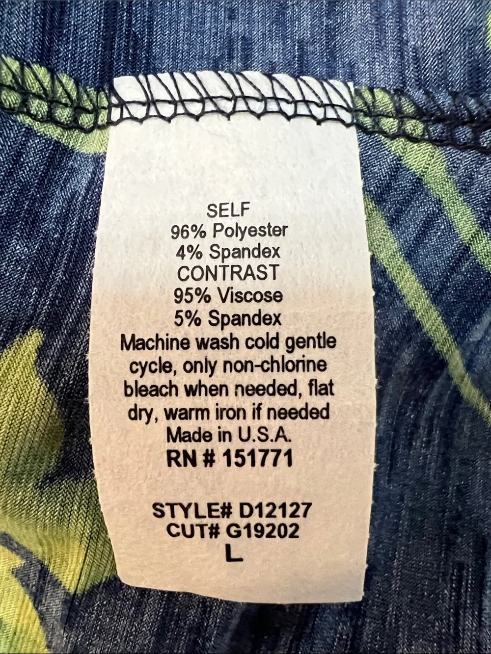 Le Lis Women’s Navy Faux Wrap Floral Print Maxi Dress. Size Medium. - Picture 12 of 12